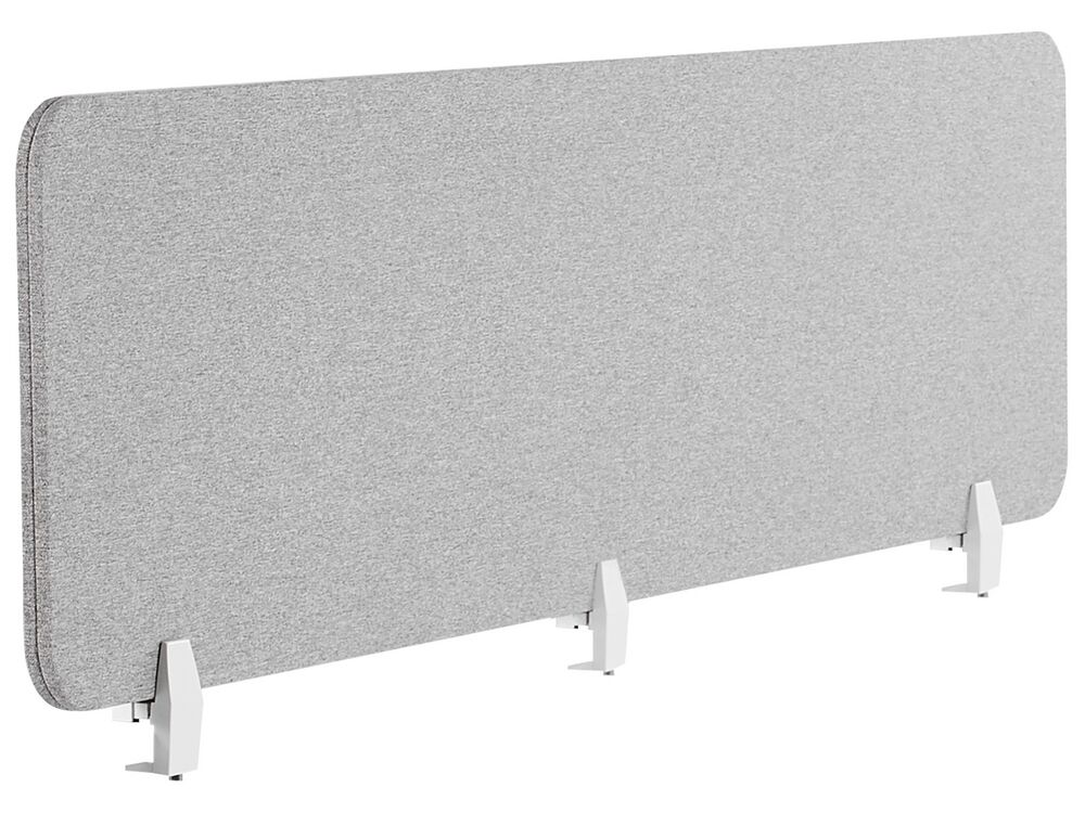 Schreibtischtrennwand WALLY 180 x 40 cm Hellgrau