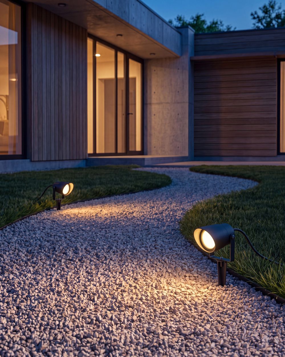 LUSSA LED Crni