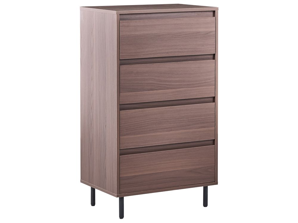 4 Drawer Chest NIKEA Dark Brown