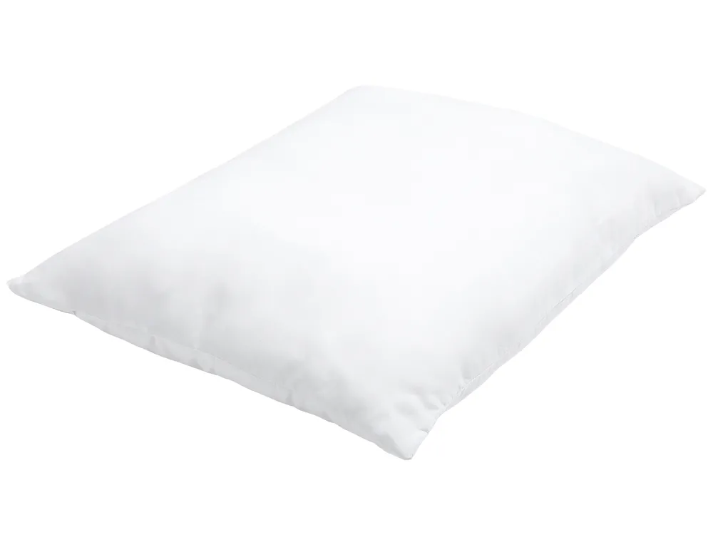 Kopfkissen 2er Set ERRIGAL Niedrig 50 x 60 cm Mikrofaser Weiß_769281