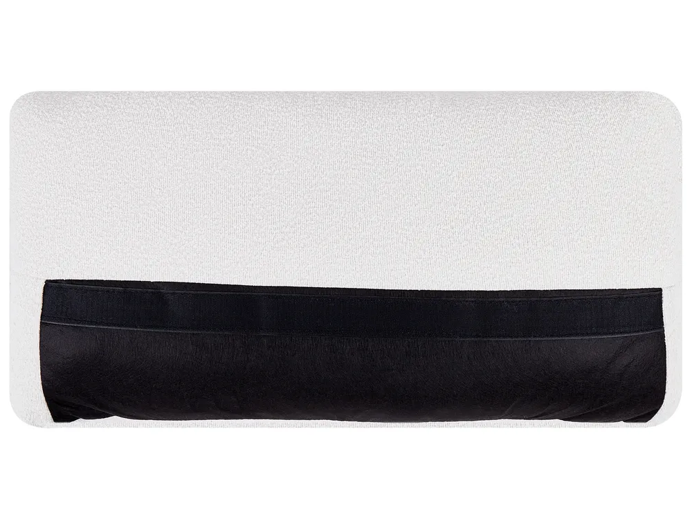 Sofa 3 Seater KANSSELI Boucle White_951112