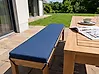 Bankauflage MONSANO 168 x 35 cm Blau