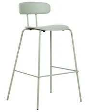 Set of 2 Bar Chairs SIBLEY Light Green_902794