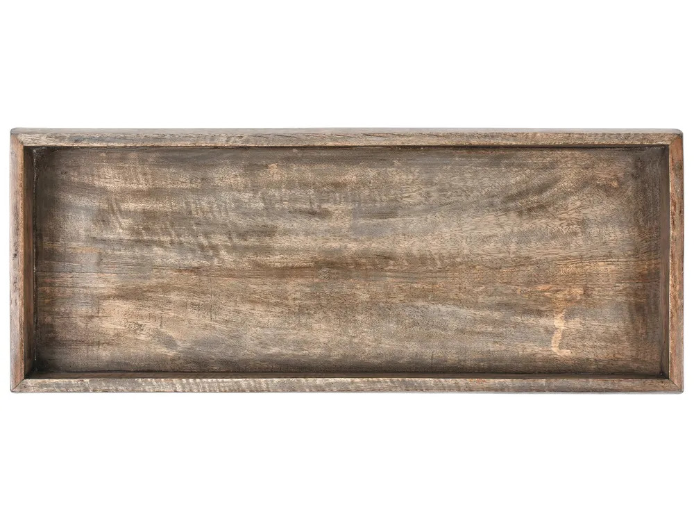Dekotablett DAMIETTA Mangoholz Braun_1004055