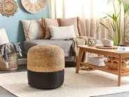 Pouffe DALAMA Jute Black_824355