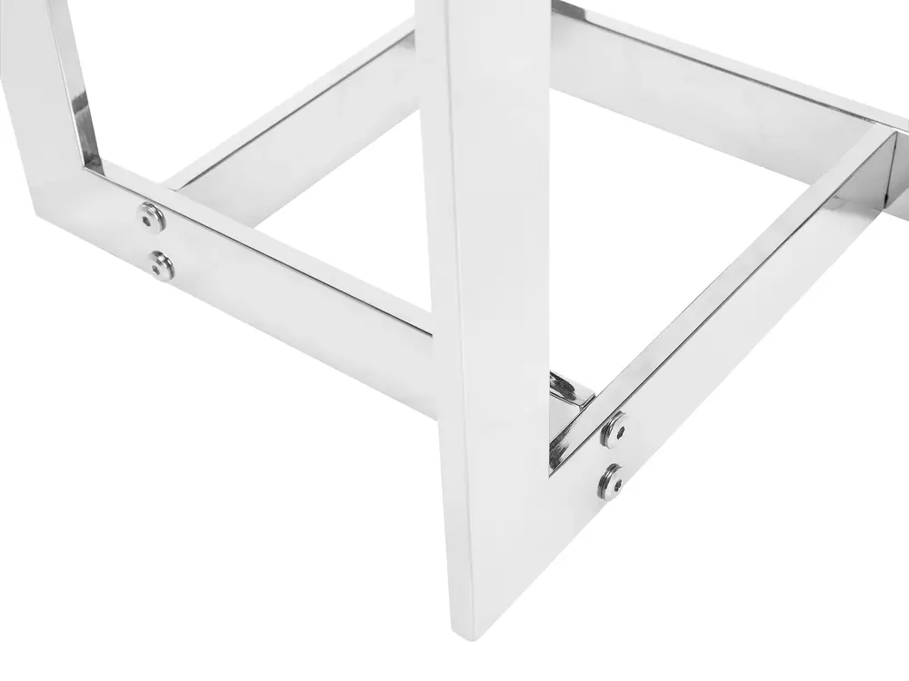 Beistelltisch CRYSTAL Sicherheitsglas Silber_734960