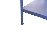 Outdoor-Küche 4er Set mit Spüle VILAMA Blau Metall_975022