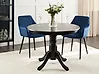Esstisch AKRON Schwarz 100 cm 100 cm