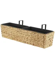 Blumenkübel KAWALA 80 cm Sandbeige_771289