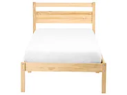 Bed Pine Wood MERCURER 80 x 200 cm (EU Small Single) Light Brown_1108167