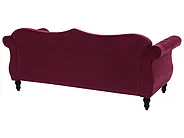 Sofa 3-Sitzer SKIEN II Samtstoff Dunkelrot_1161567