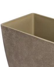 Set of 2 Plant Pots SILENEV 59 cm Brown_1123688