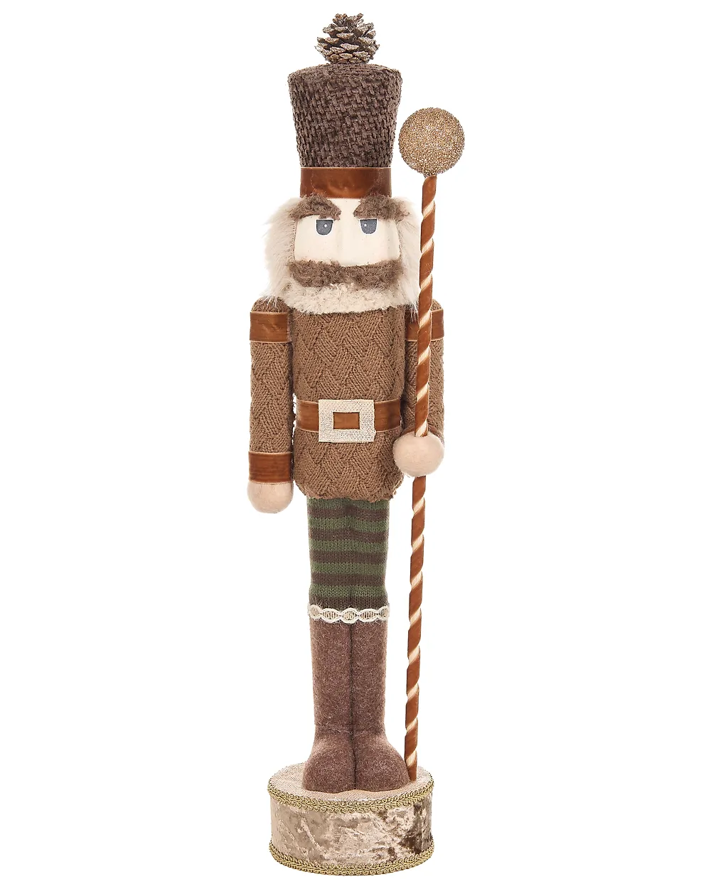 Set od 2 dekorativne figurice KOLARI 68/91 cm Orašar Smeđi_1156782