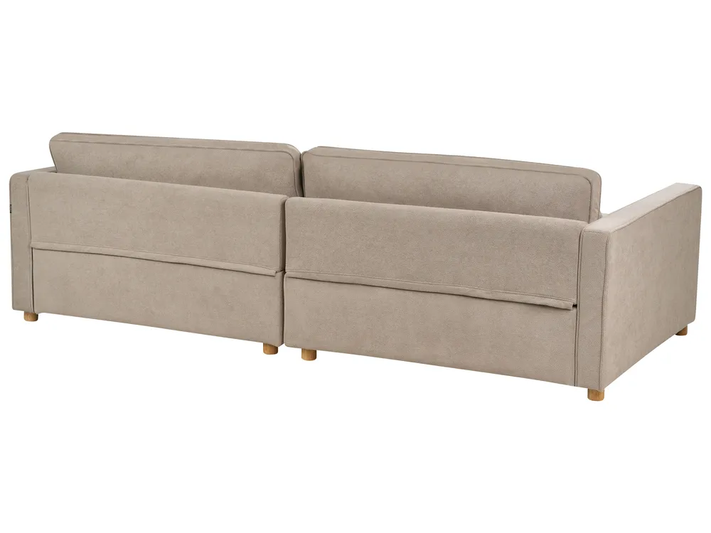 Sofa 3-Sitzer VINSTRA Stoff Taupe_916119