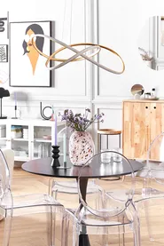 Esstisch BOCA Schwarz 90 cm 90 cm_833126