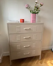 Chest of Drawers ENAGO Metal Beige_1085617