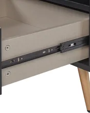 Nachttisch mit 1 Schublade INDIO Schwarz_789594