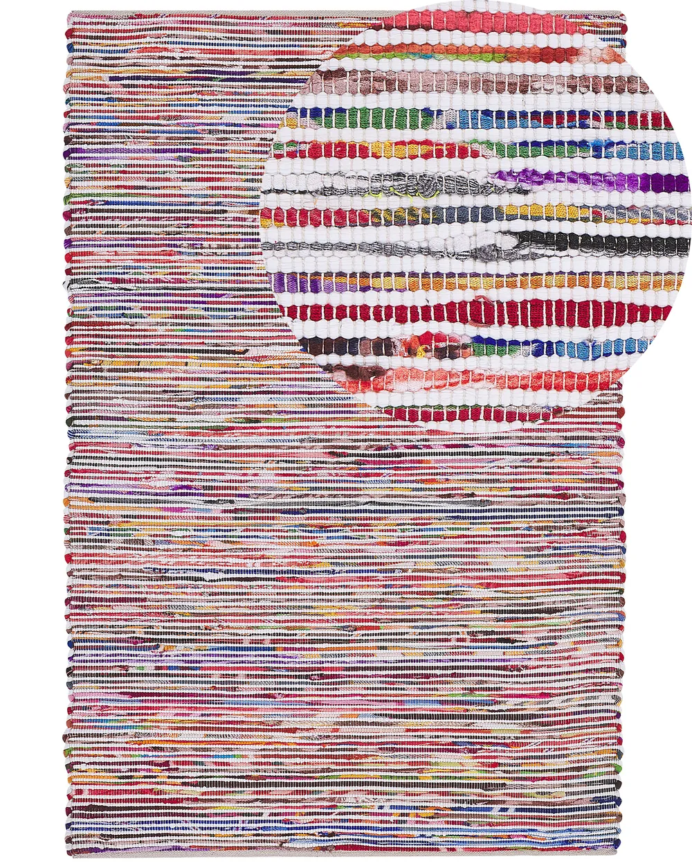 Tæppe Hvid/Multifarvet Se Flere Størrelser BARTIN