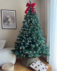 Künstlicher Weihnachtsbaum LED PALOMAR 210 cm Grün_1039161