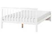 Lit avec 2 tiroirs OLENDON Bois de pin Blanc 140 x 200 cm_954763