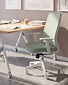 Bürostuhl ZELAR Stoff Grün