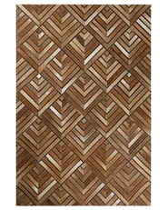 Rug TEKIR Brown 160 x 230 cm Leather_764741