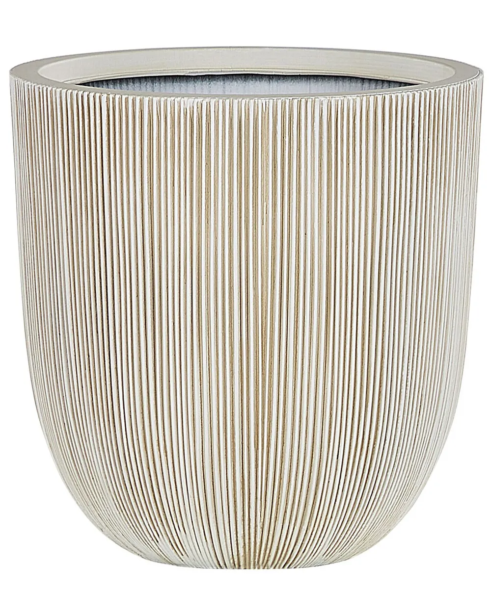 Blumenkübel CHIOS 44 cm Beige