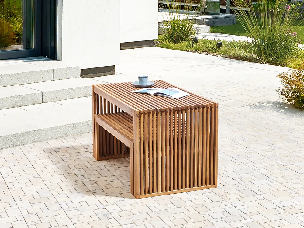 Gartenbank BELLANO 105 cm Akazienholz Braun_922029