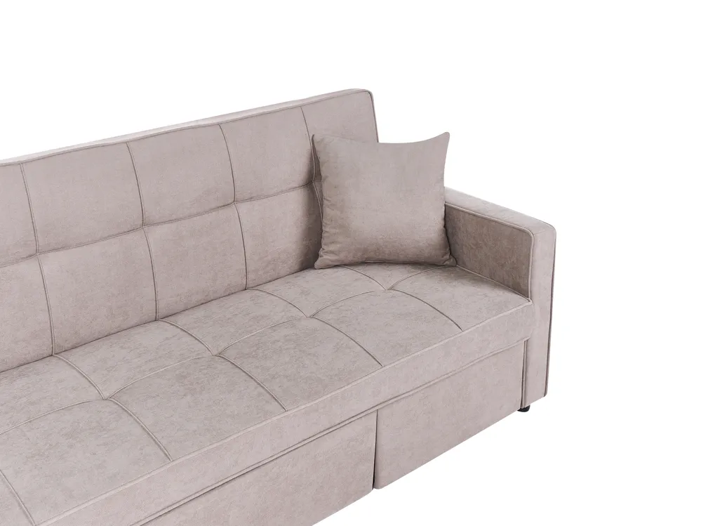 Schlafsofa 3-Sitzer GLOMMA Stoff Taupe_1059611