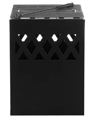 Grill Fire Pit SHIGA Metal Black_716405