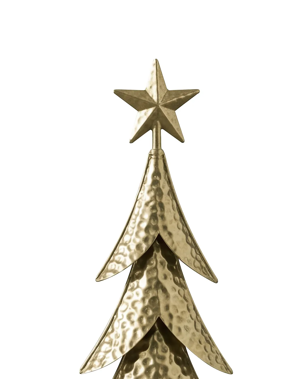 Set of 3 Figurines NAGU 43/48/53 cm Christmas Tree Gold_1172716