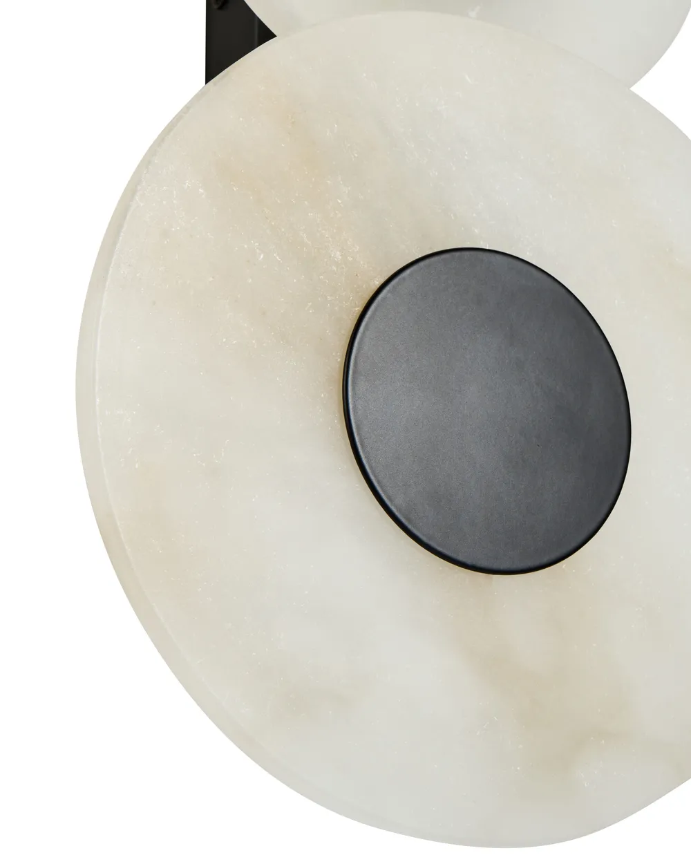 Set of 2 Wall Lamps YTHAN LED Marble White_1103771