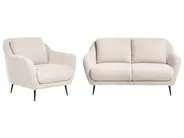 Sofa Set 3-Sitzer EIBY Bouclé Beige_1004287
