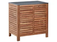 Outdoor-Küchenschrank BRUCOLI Braun Akazienholz_1001066