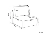 Sesselmodul MESNALI Bouclé Cremeweiß_1046442