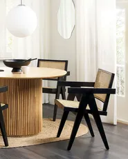 Dining Chair WESTBROOK Mahogany Black_848243