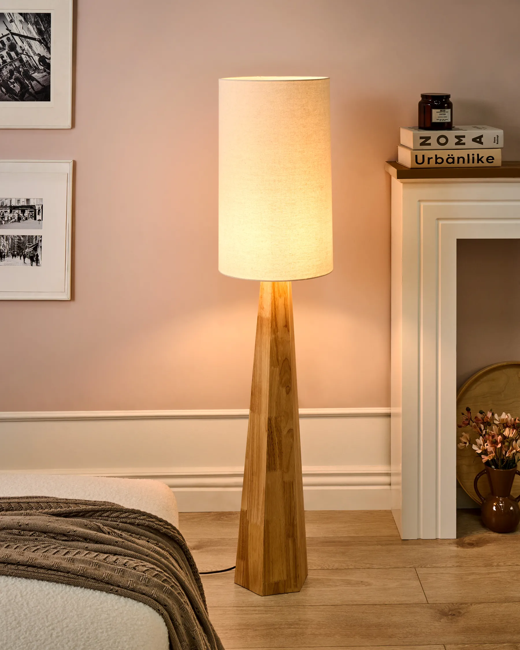 Stehlampe ILALA Holz Naturfarben_1016995
