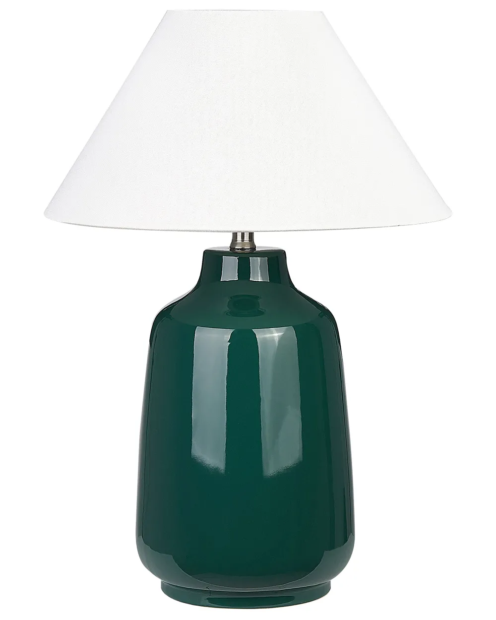Table Lamp CARETA Ceramic Dark Green