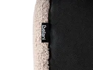 Bed Boucle LUNAN 120 x 200 cm (EU Small Double) Beige_1025651