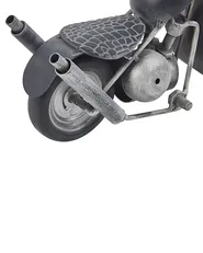 Tischuhr BERNO 30 cm Metall Schwarz_785072