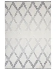 Teppich PENDIK Hellbeige 140 x 200 cm Baumwolle_857614