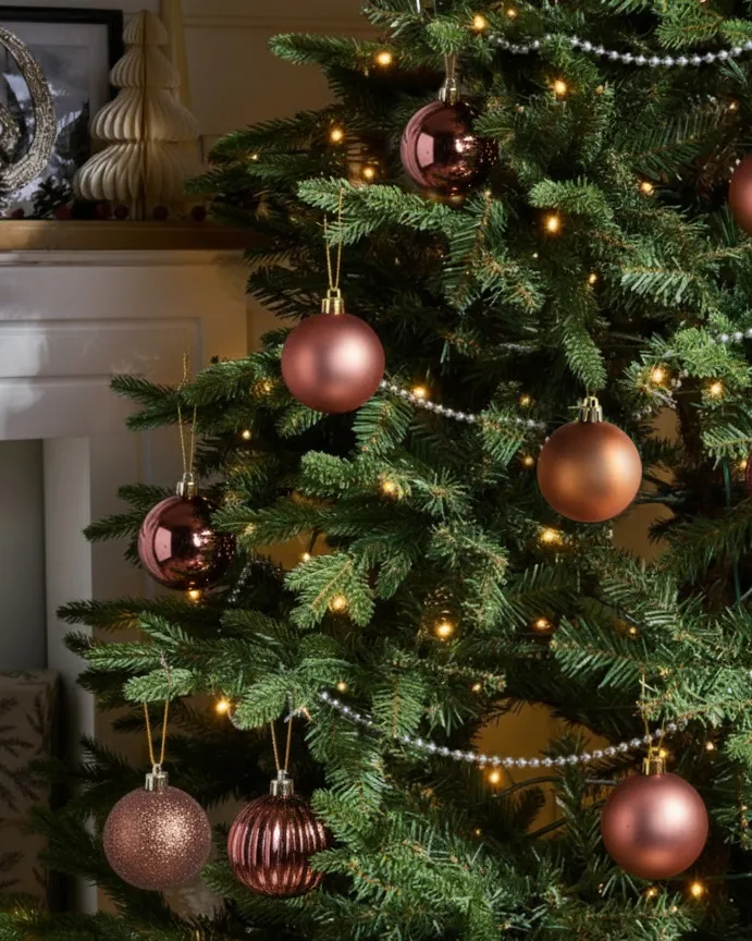 Weihnachtskugel 60er Set ISOJARVI Braun