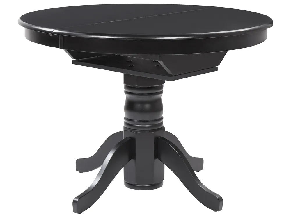 Ausziehbarer Esstisch AKRON Schwarz 106/150 cm 106 cm_927575
