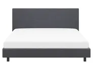 Wasserbett Stoff ALBI 160 x 200 cm Grau_916394