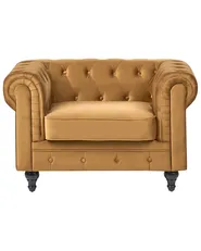 Armchair CHESTERFIELD Velvet Gold_1041639