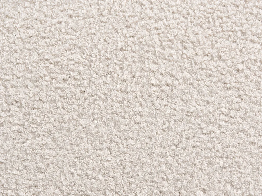 Bed Boucle LESSAY 180 x 200 cm (EU Super King) Off-White_982253