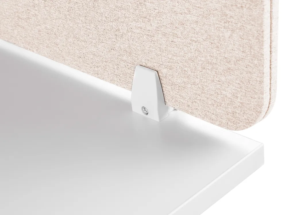 Schreibtischtrennwand WALLY 180 x 40 cm Beige_853227