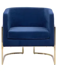 Armchair SIRKKA Velvet Dark Blue_761661