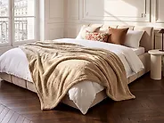 Kuscheldecke MIRGE 125 x 150 cm Beige_1180181