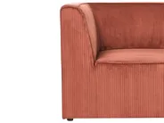 Modular Corner Sofa 4 Seater LEMVIG Corduroy Golden Brown Right Hand_1054983